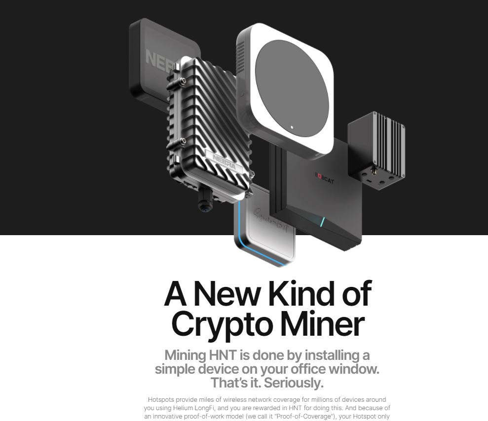 Helium blockchain network management