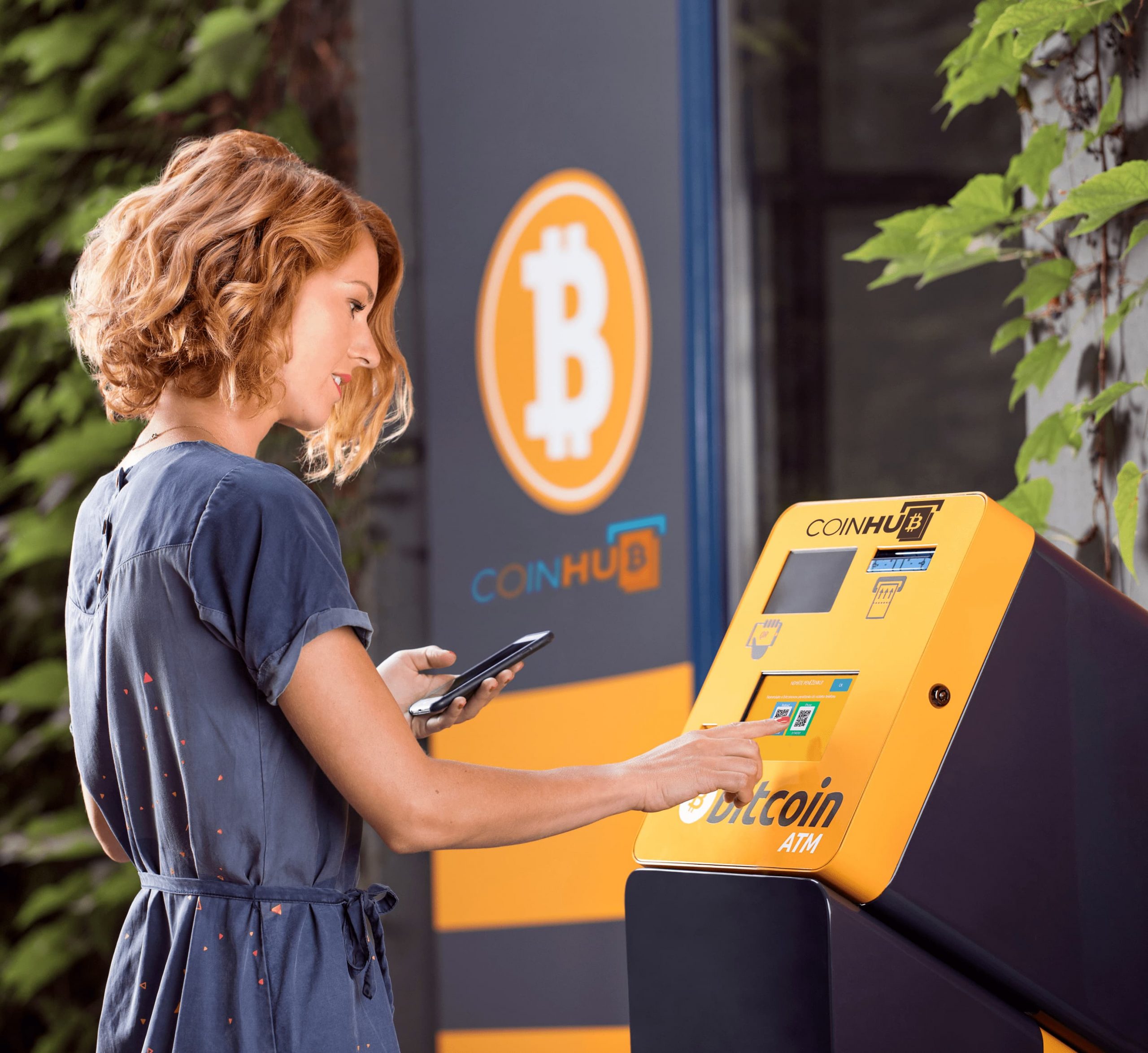 Bitcoin ATM cash withdrawal
