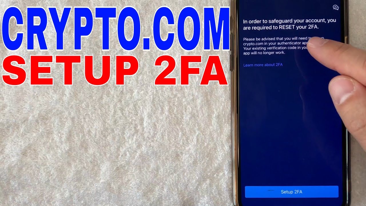 crypto account 2FA authenticator app security