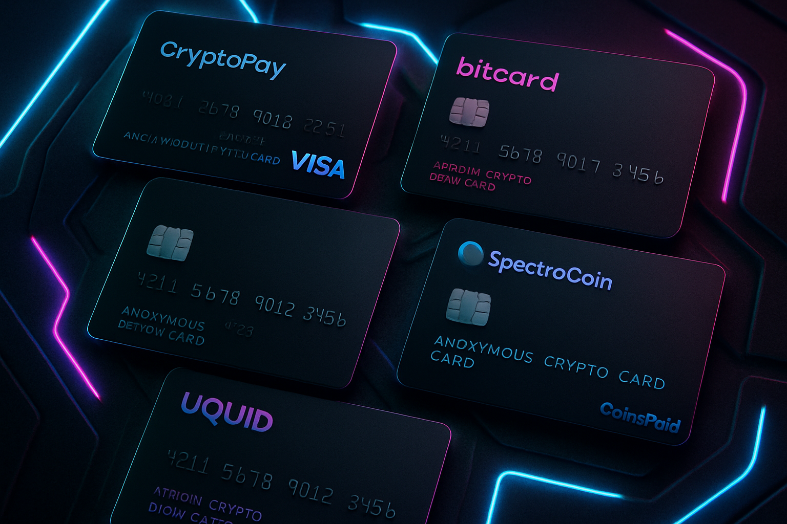Best Anonymous Crypto Cards with No KYC for 2025: Spend Crypto Privately Worldwide
