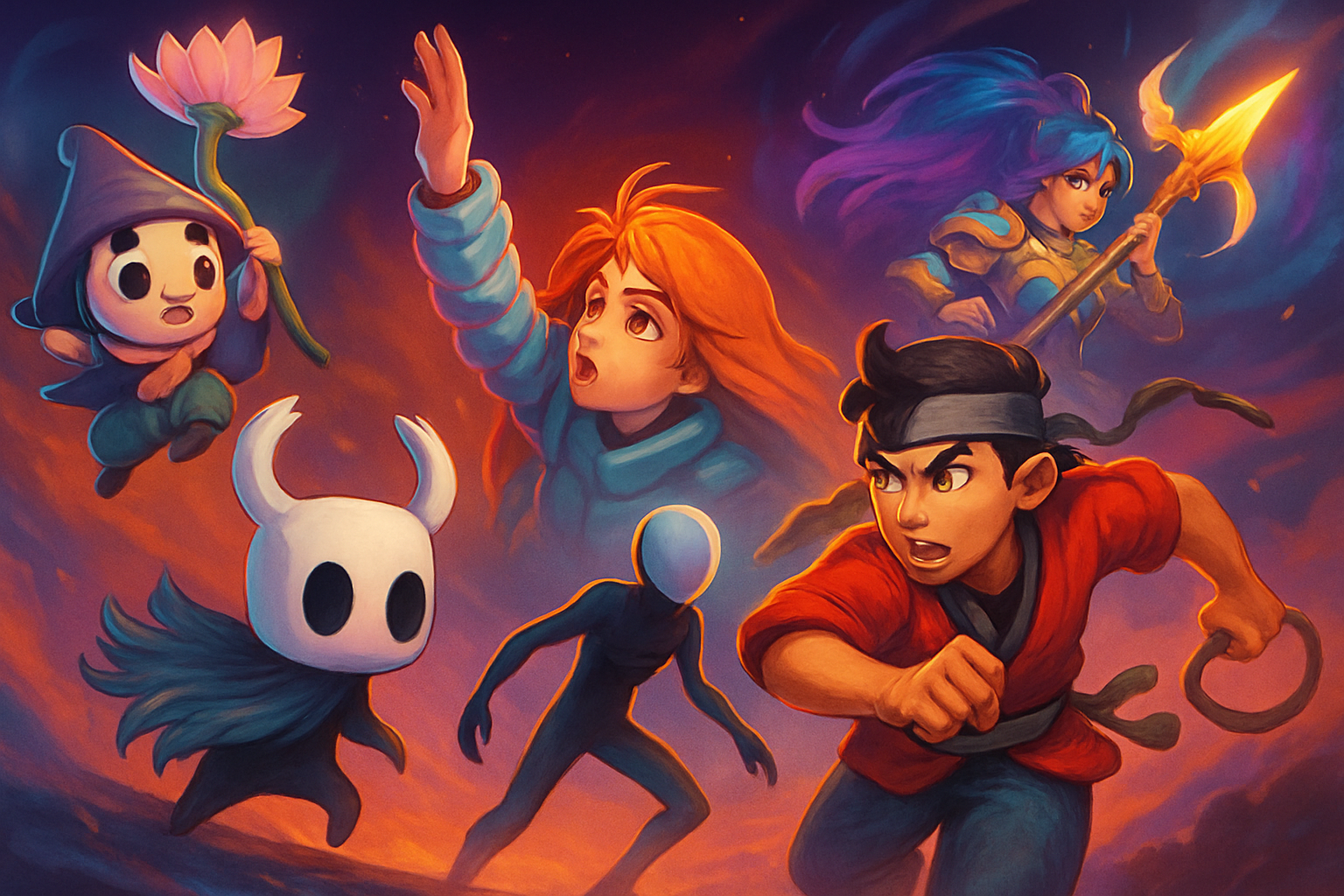 Best Hidden Gem Indie Games Like Hollow Knight, Celeste, and Okami in 2024