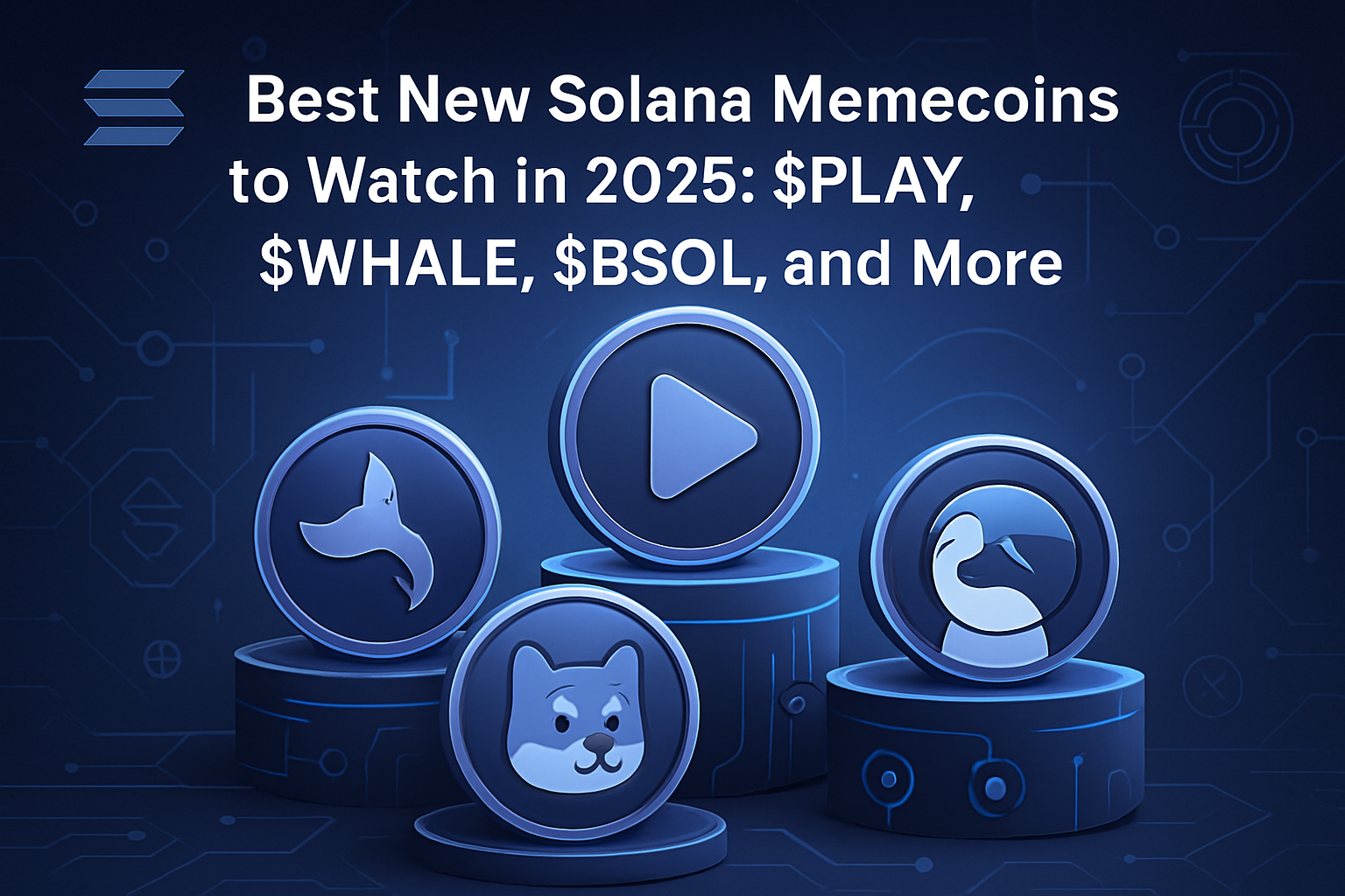 Best New Solana Memecoins to Watch in 2025: $PLAY, $WHALE, $BSOL, and More