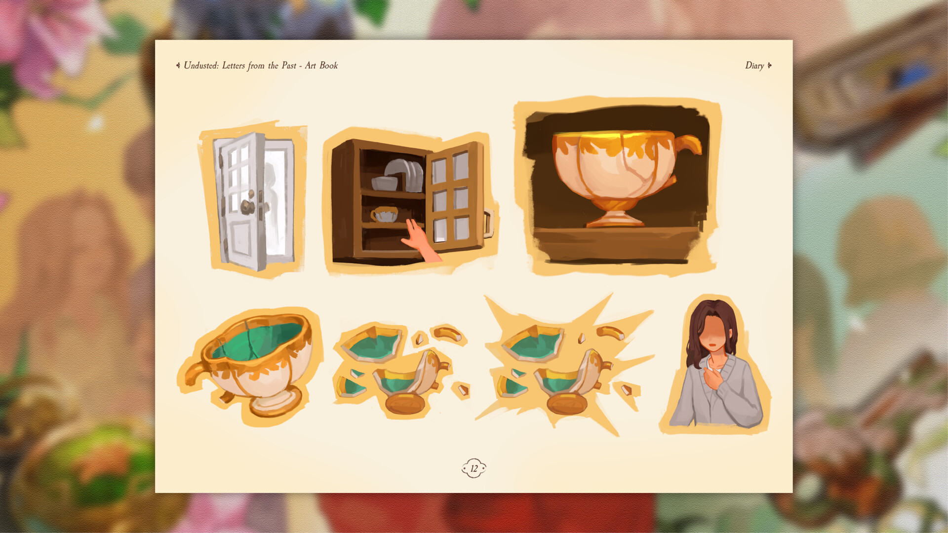 Undusted Letters from the Past game art