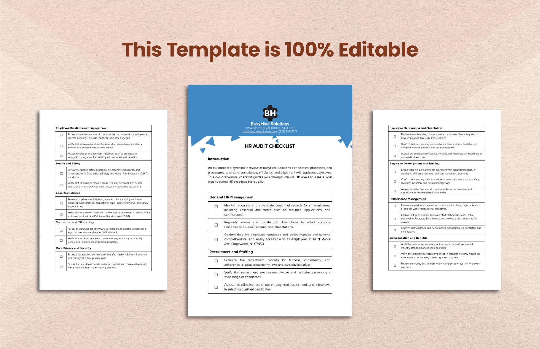 FHE audit compliance checklist