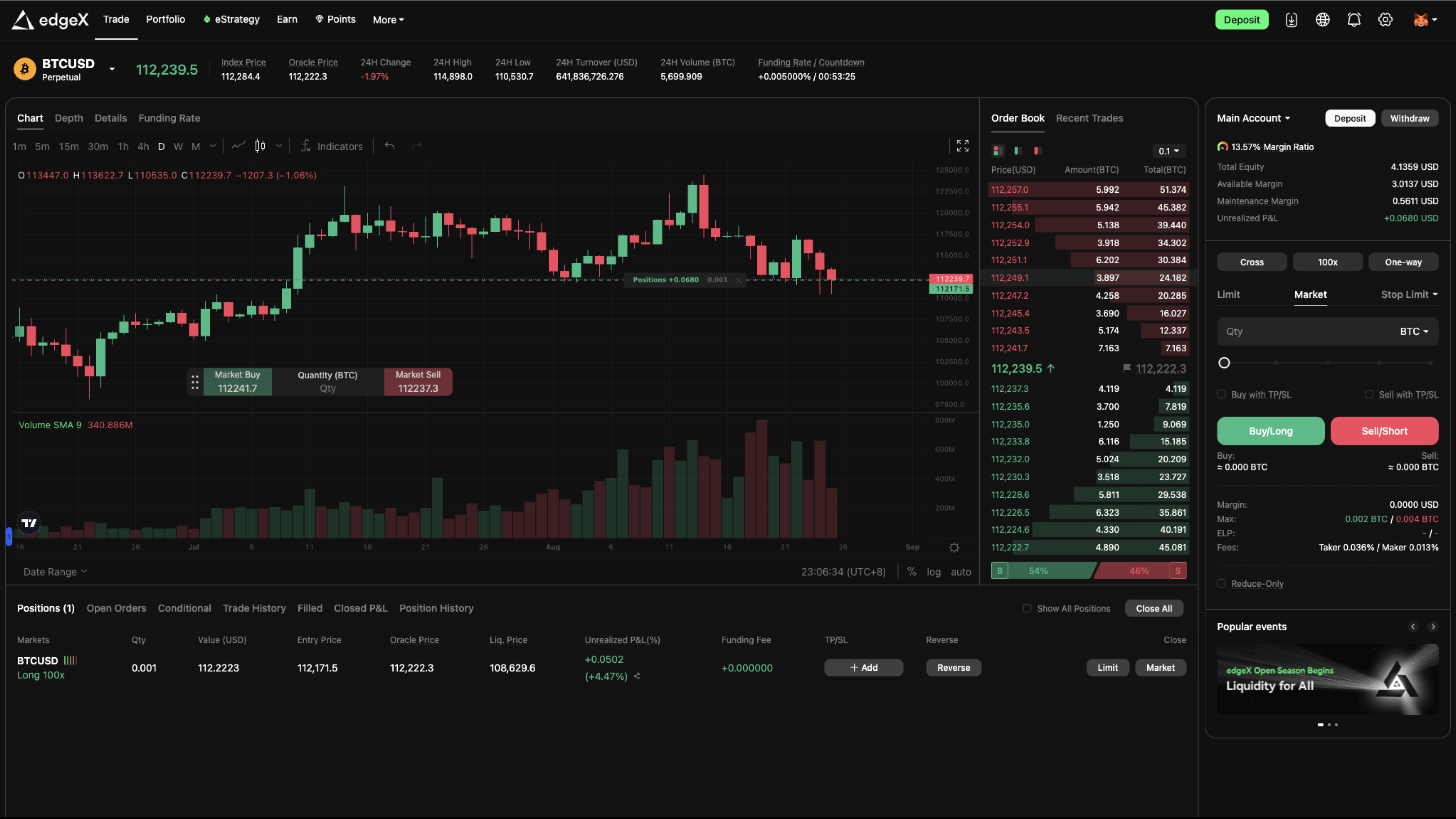 edgeX decentralized exchange platform