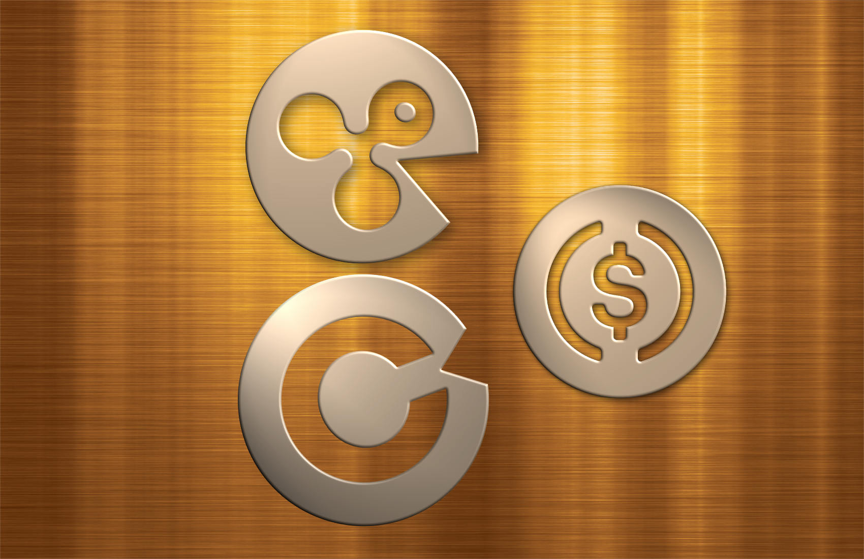 USDC token logo and Base blockchain