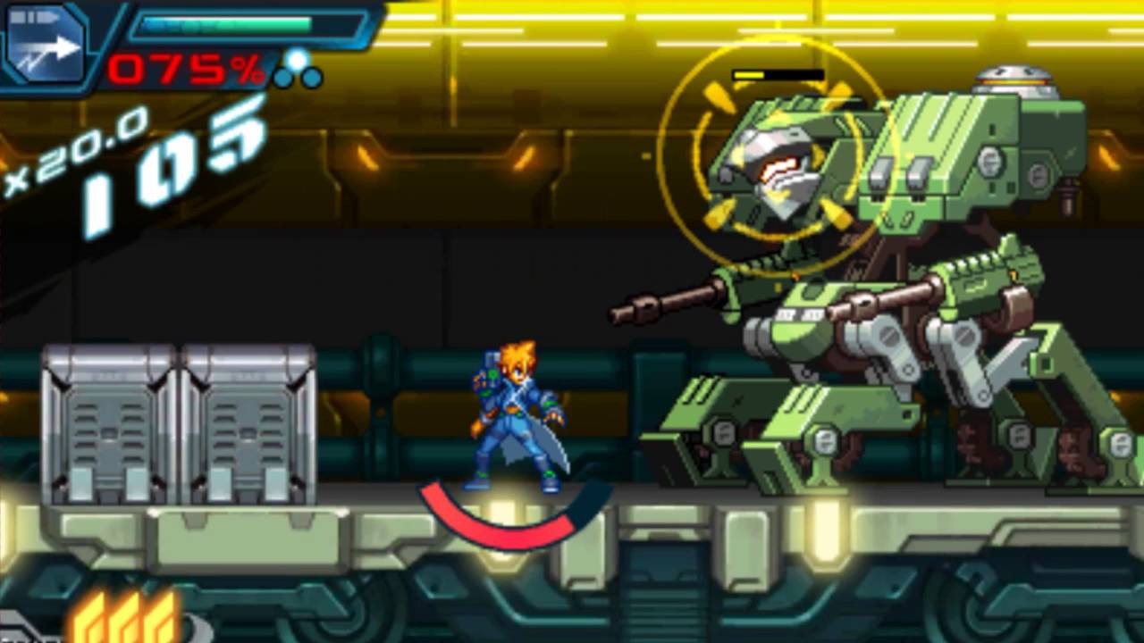 Azure Striker Gunvolt gameplay