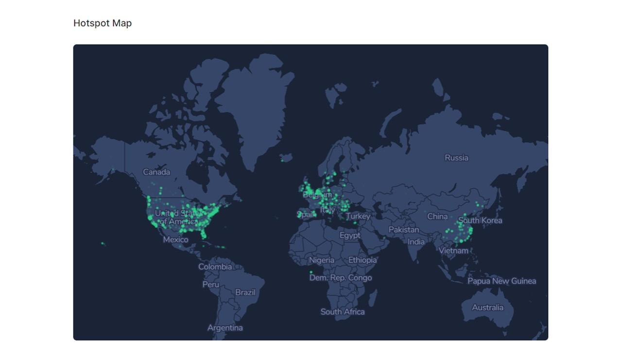 Helium Mobile Solana hotspots global coverage