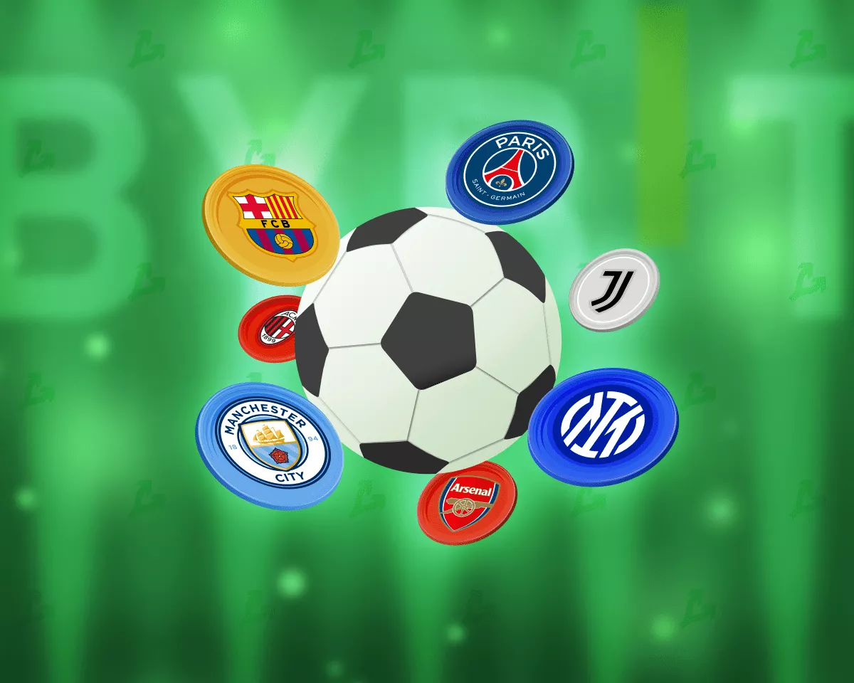 Crypto wallet storing soccer fan tokens
