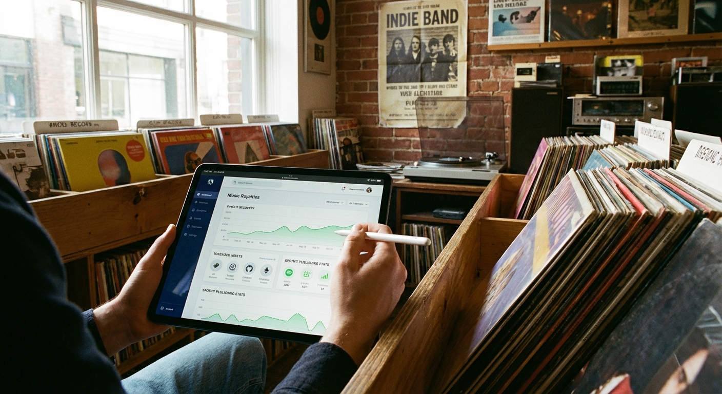 Blockchain Tokenized Royalties: Recovering Indie Artists’ Missing 28% Spotify Publishing Payouts