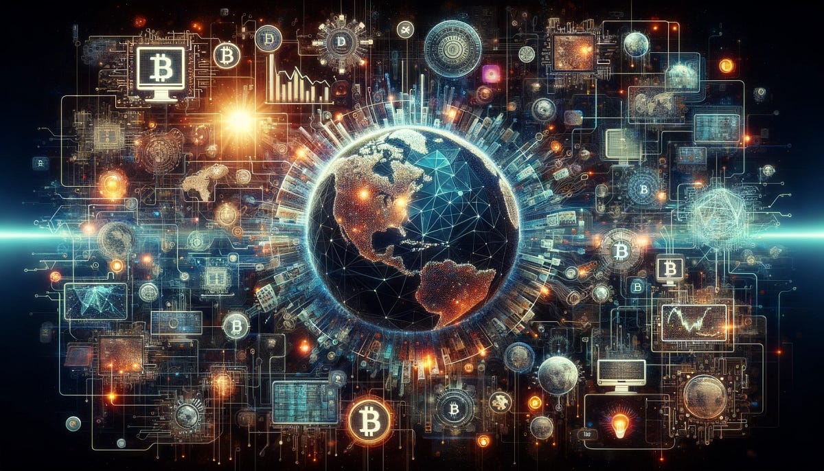 Blockchain visualization of breaking chains freeing creators from intermediary locks, symbolizing direct on-chain splits and disintermediation in Web3 creator economy