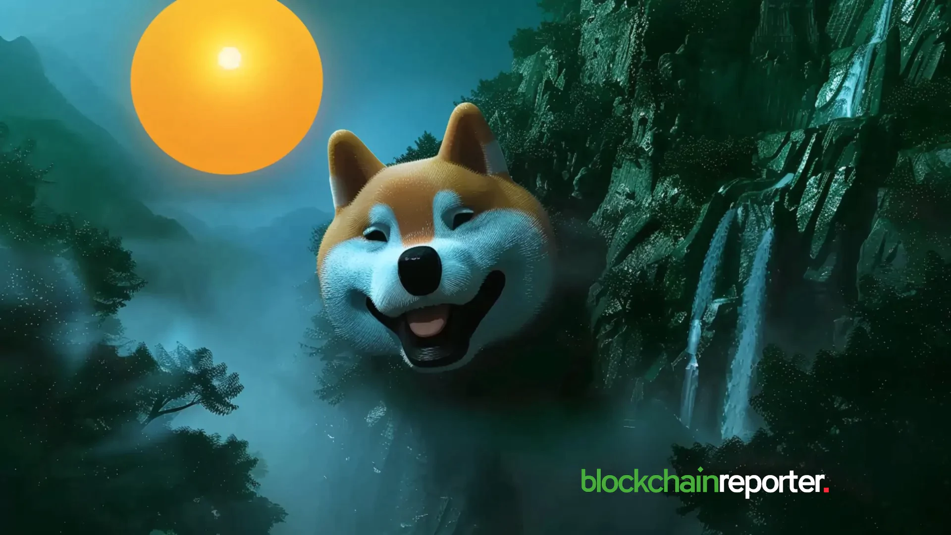 Conceptual image representing BONK memecoin breakout on Solana blockchain, featuring digital coins and bullish market sentiment