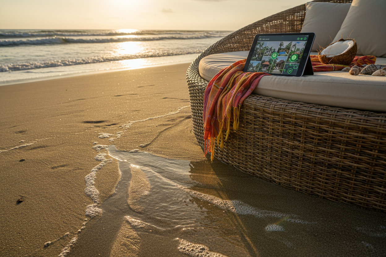 Book Bali Villas with USDC Stablecoin and Onchain Trip Delay Insurance 2026