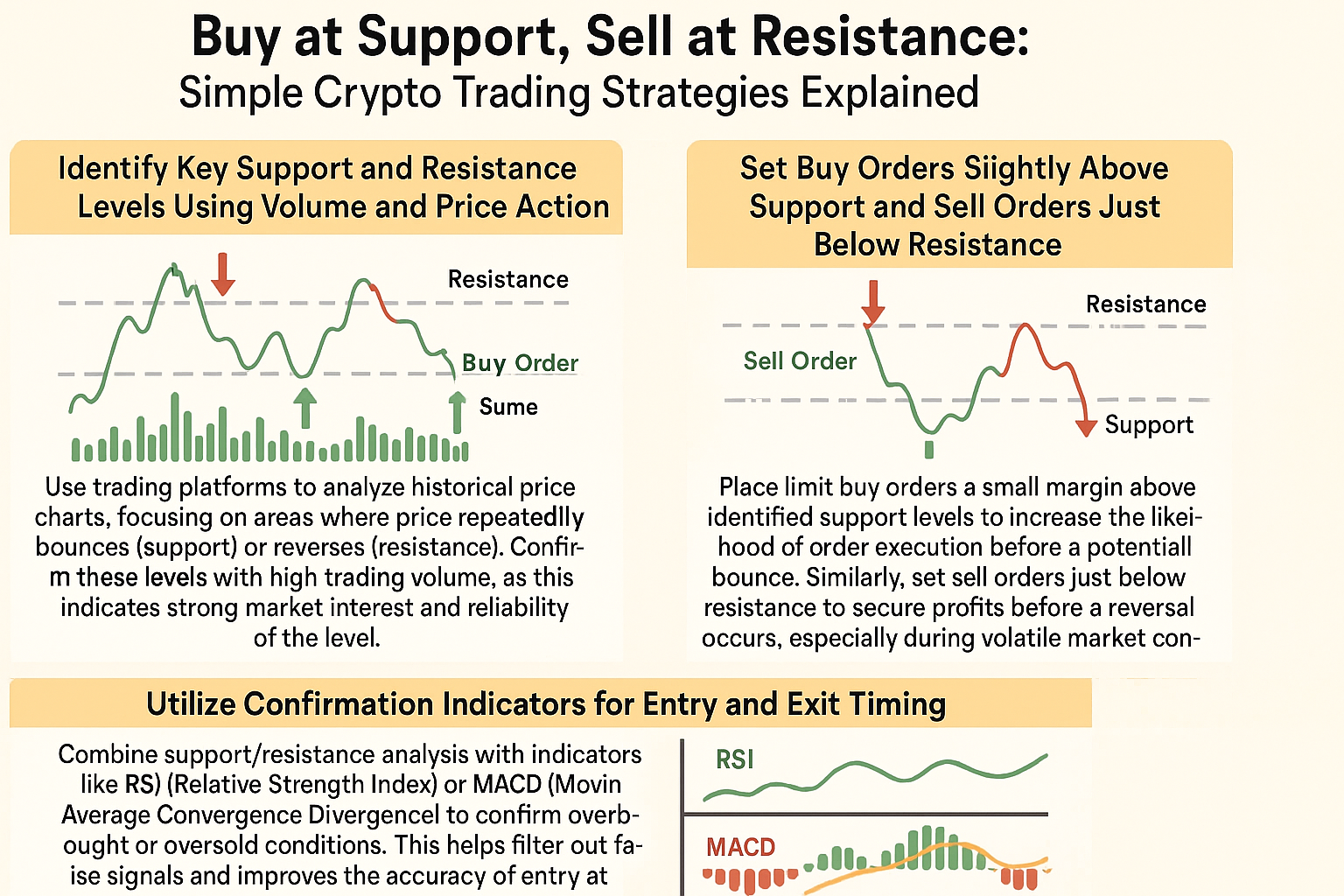 Buy at Support, Sell at Resistance: Simple Crypto Trading Strategies Explained