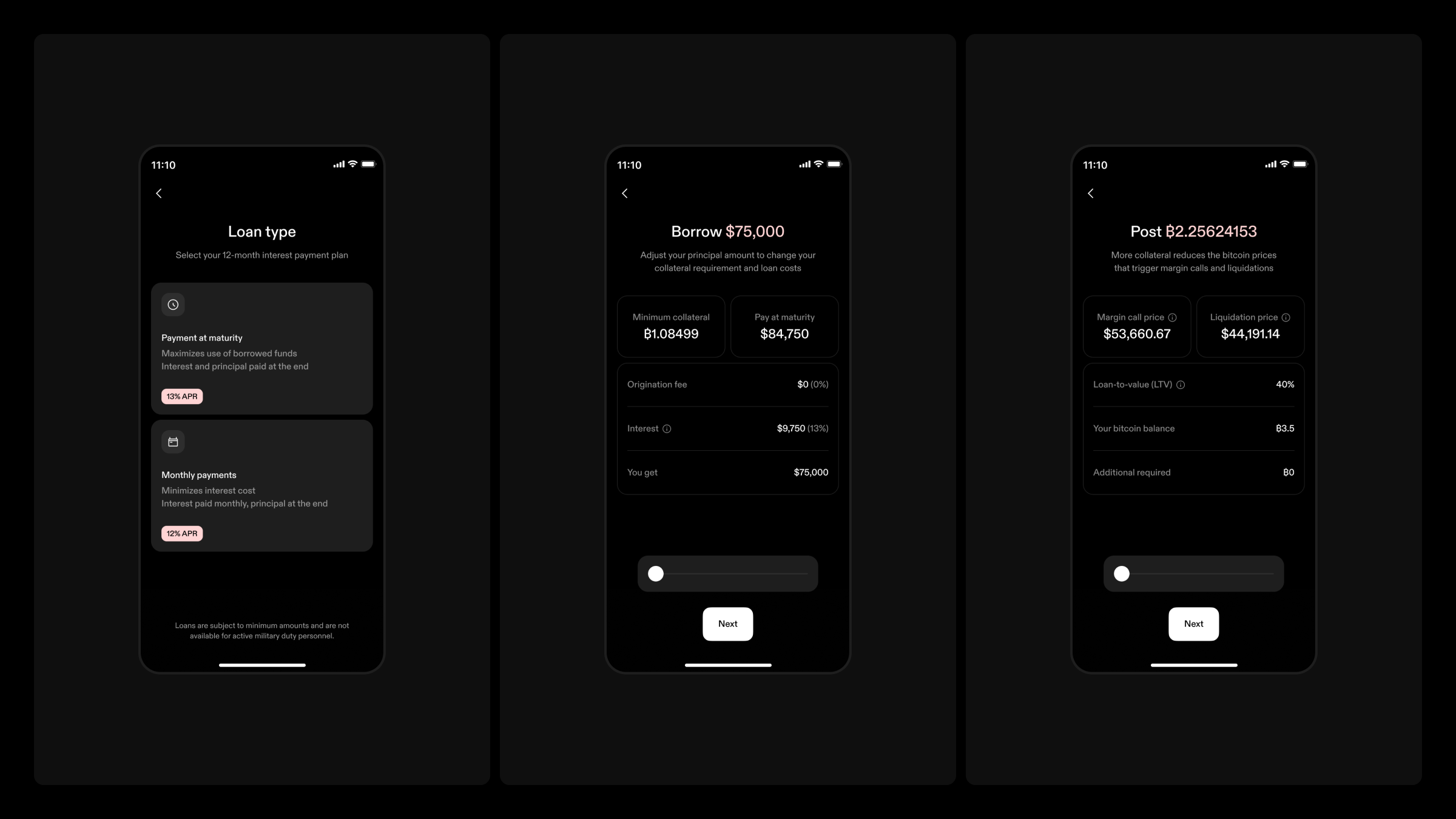 loan process icon bitcoin