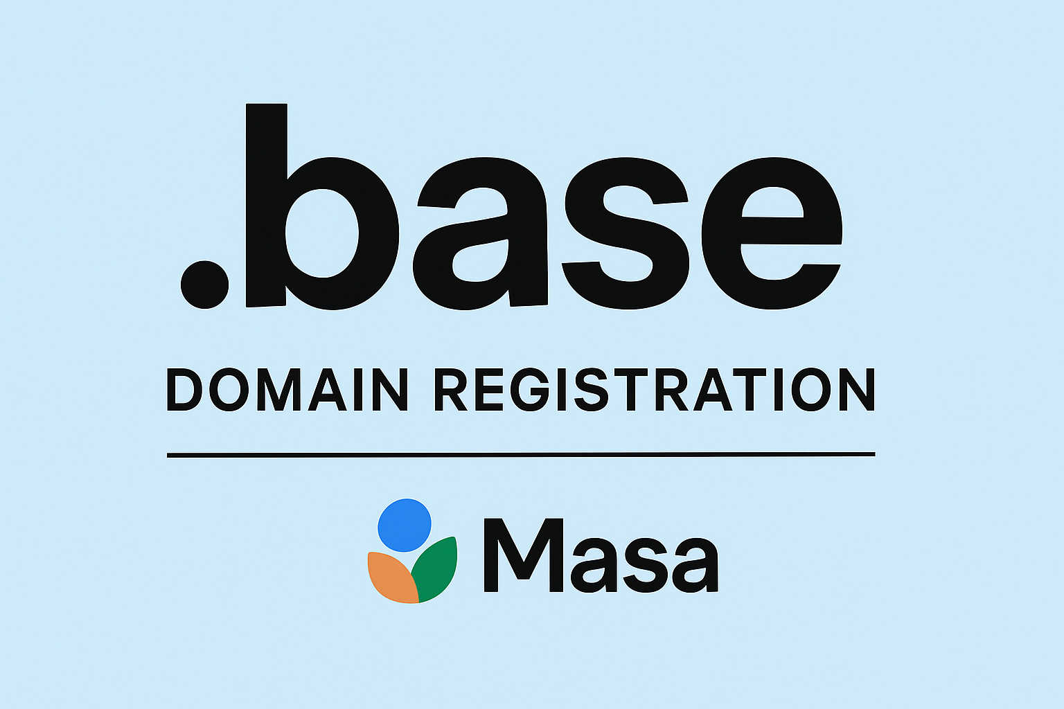 .base domain registration Masa platform