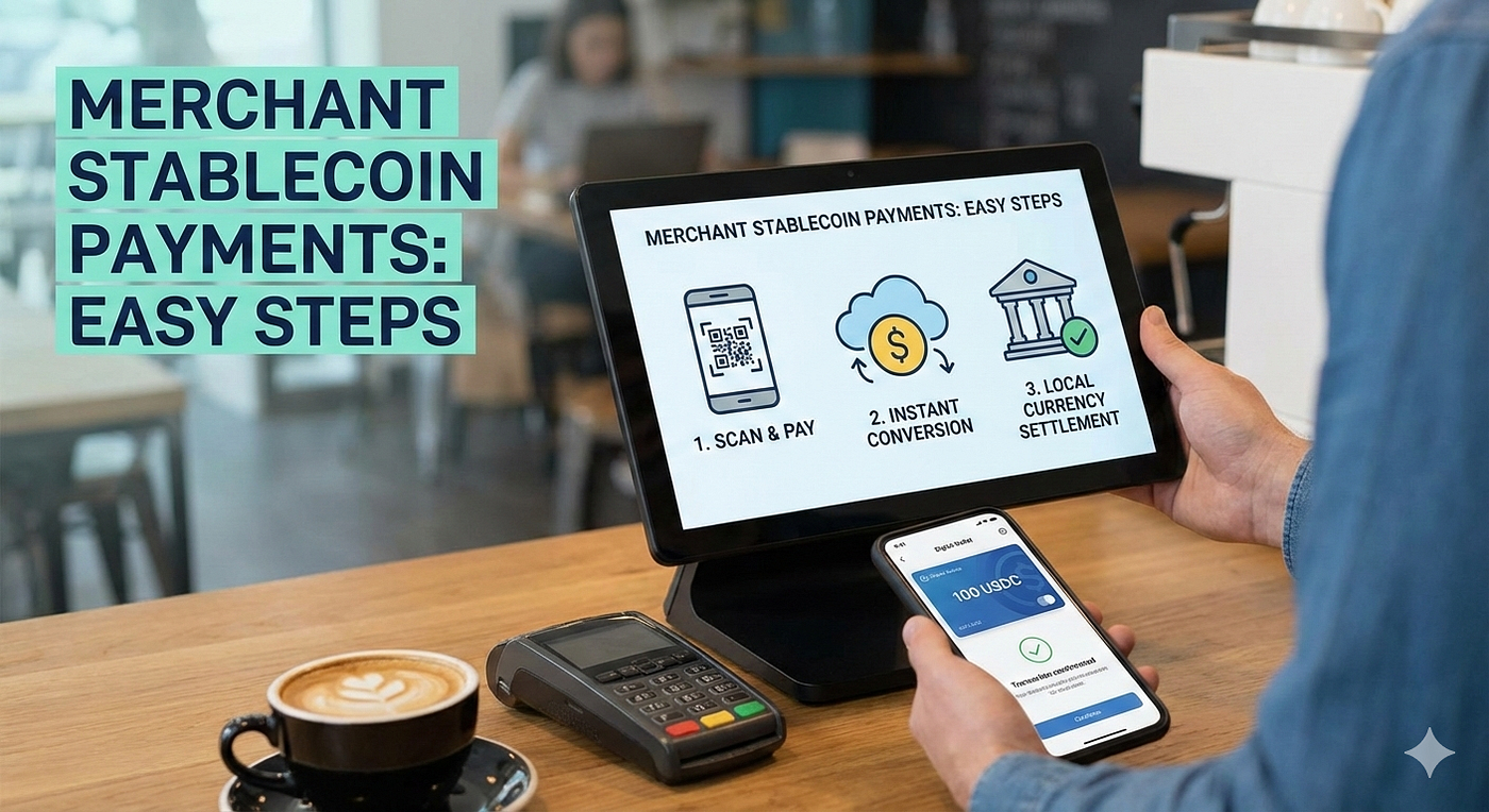 stablecoin QR code offline merchant payment