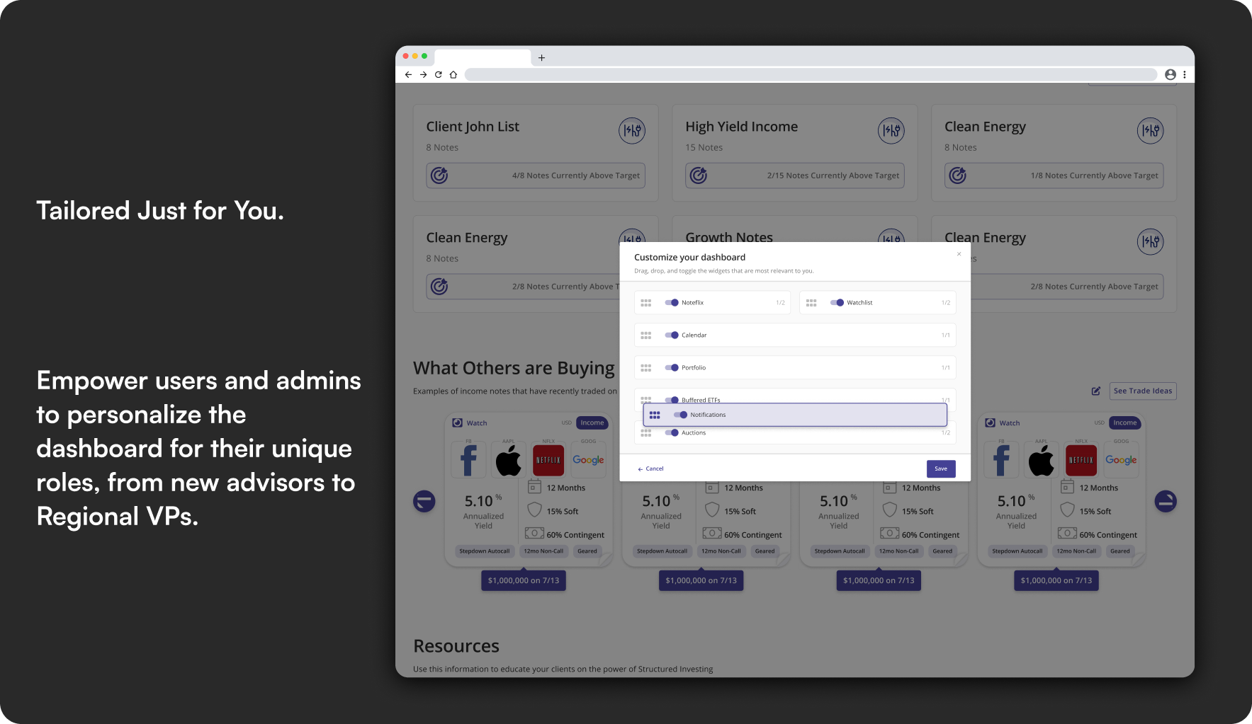 Halo Wallet portfolio monitoring dashboard