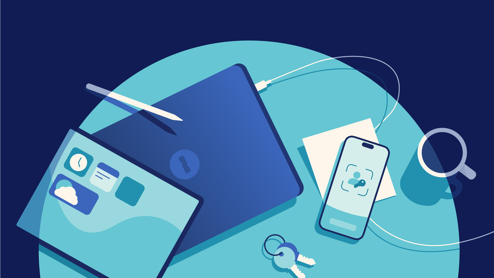 passkey multi-device sync illustration