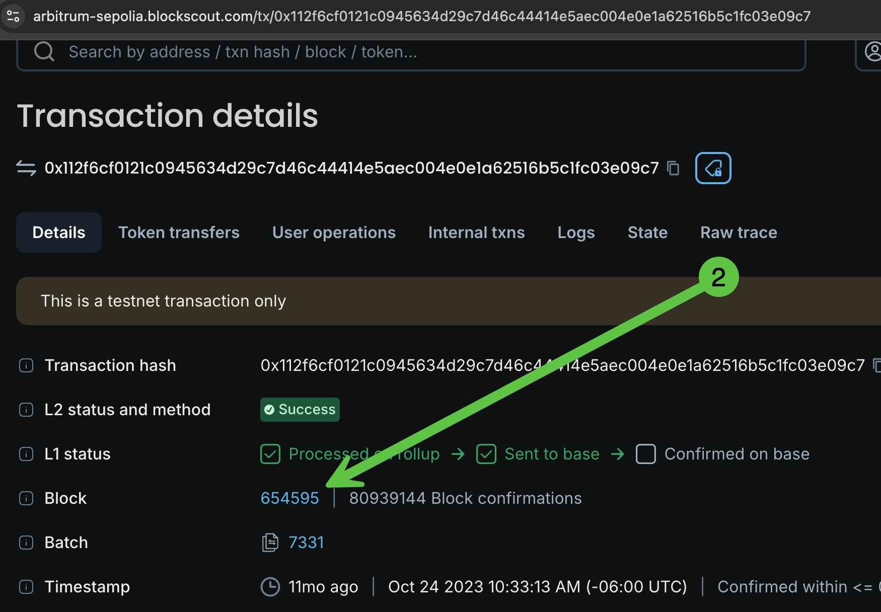 rollup experimentation sandbox UI