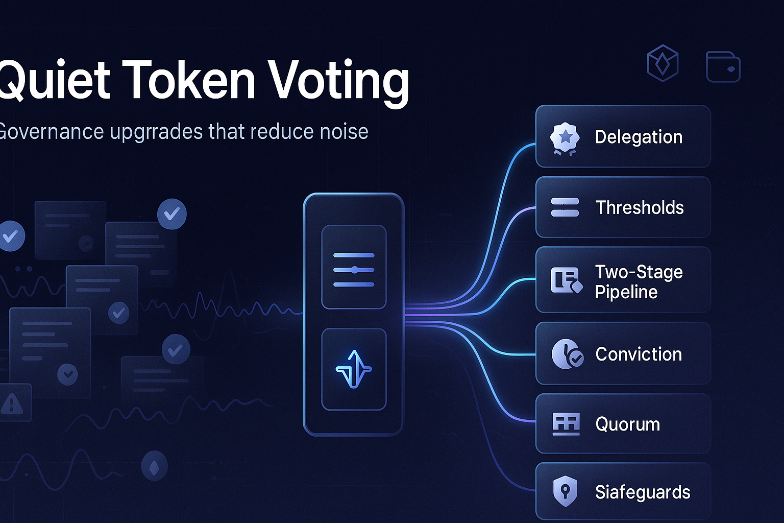 scalable DAO voting graphic
