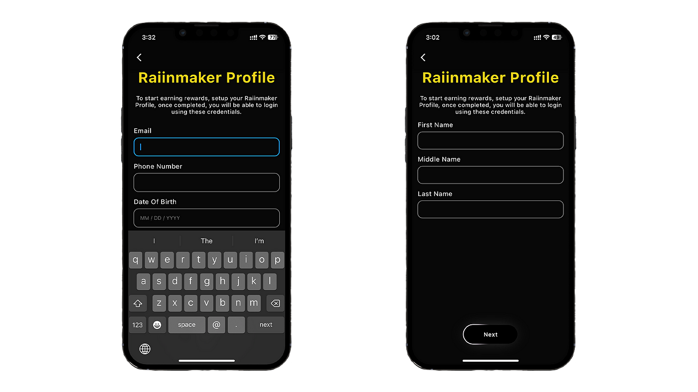 Raiinmaker DePIN app dashboard