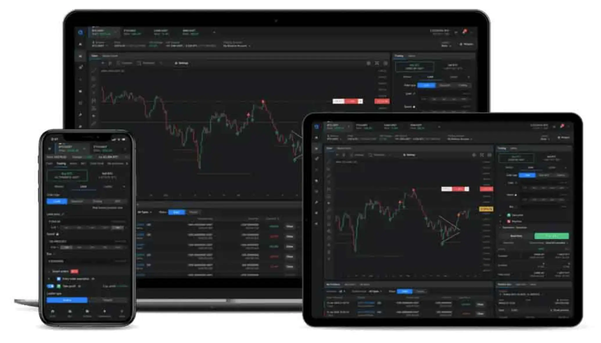 crypto trading sub-accounts interface
