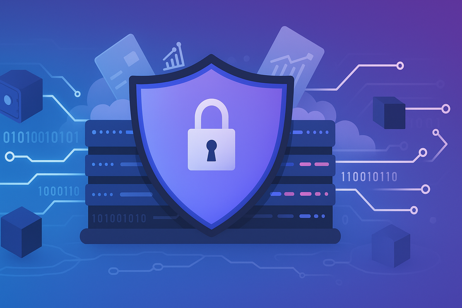 client-side ZK privacy lock icon