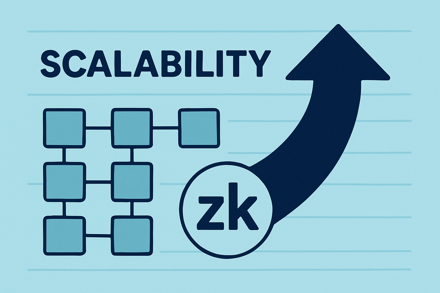 scalability arrow up zk rollup