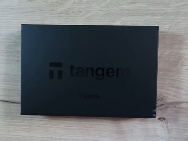 Tangem card backup method