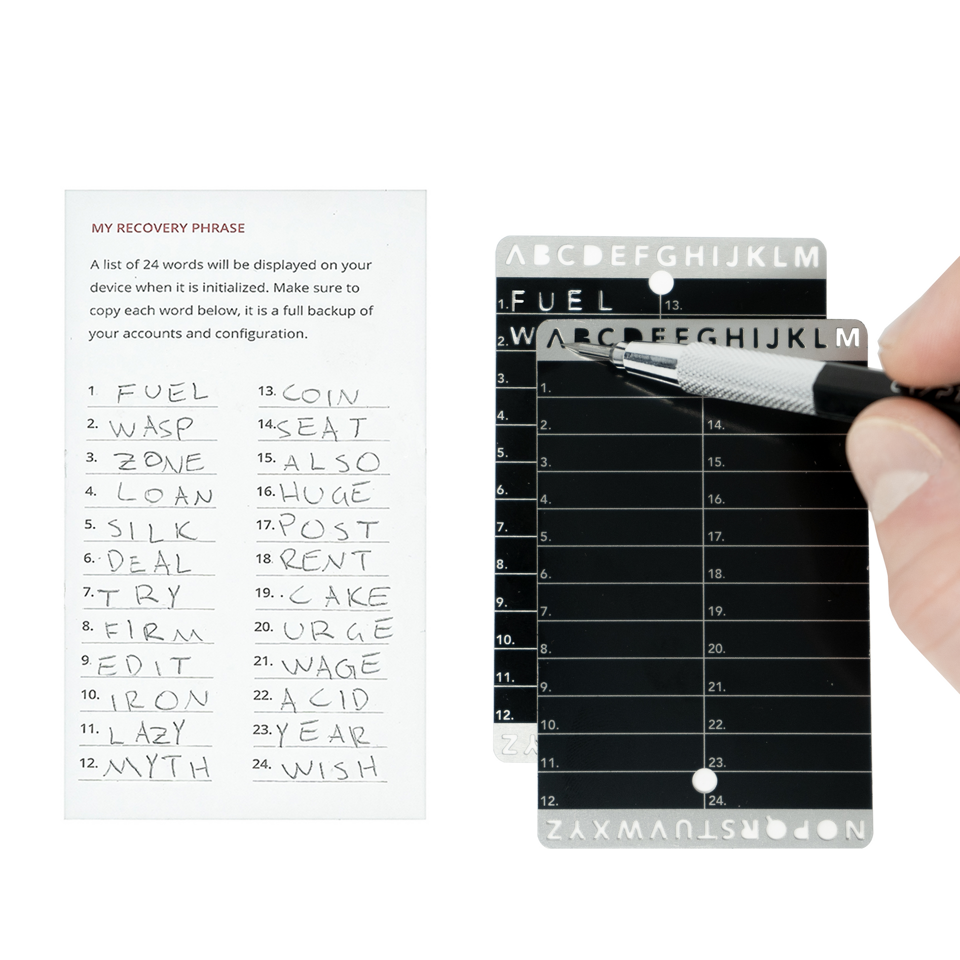 crypto wallet recovery phrase hardware wallet