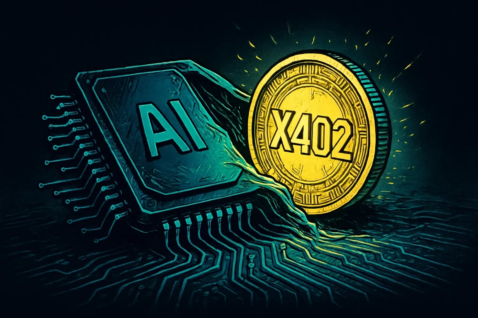 x402 USDC stablecoin settlement icon