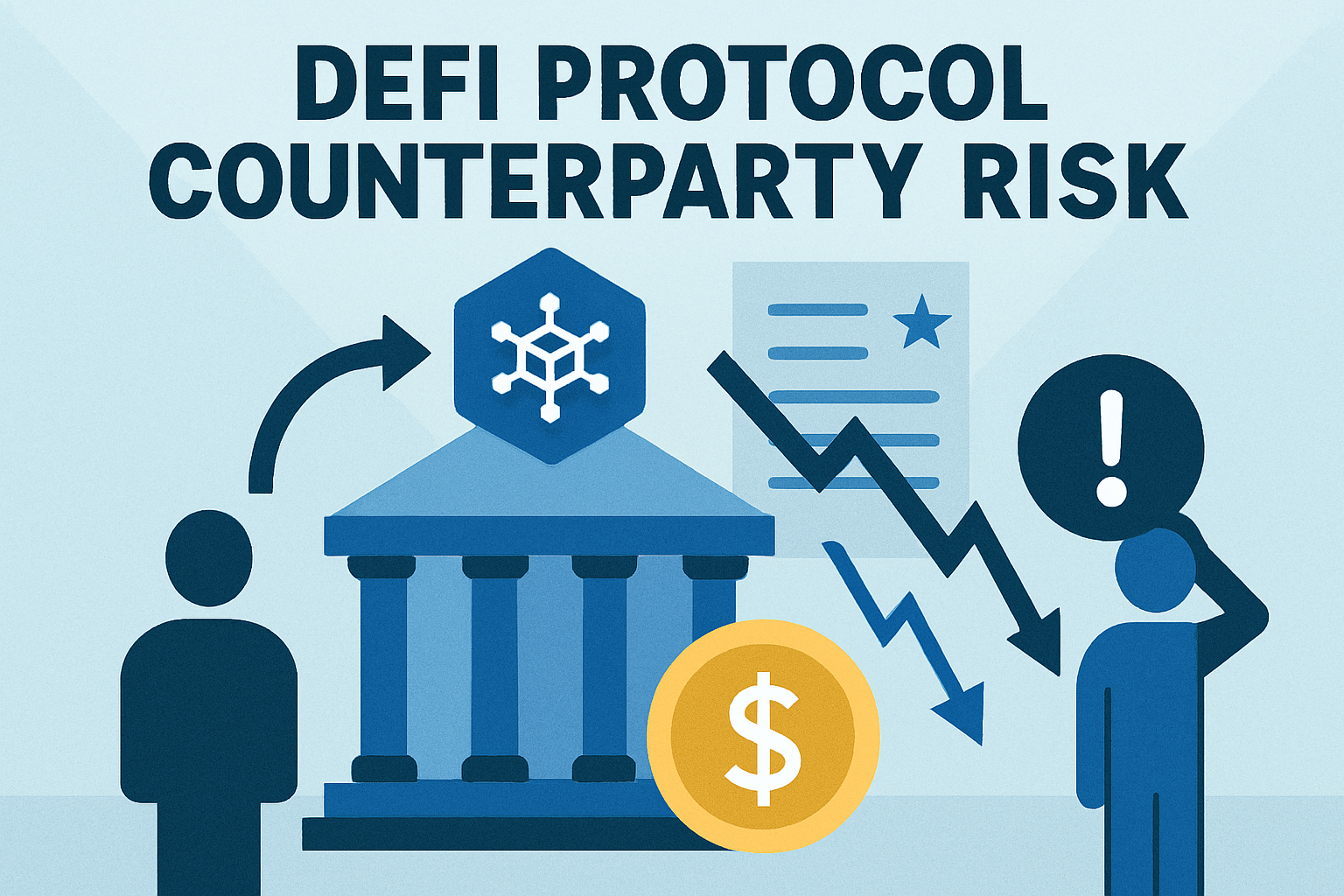 DeFi protocol counterparty risk