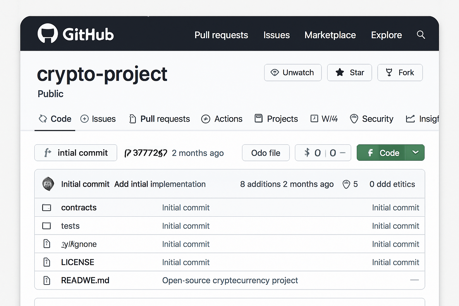 crypto project github open source