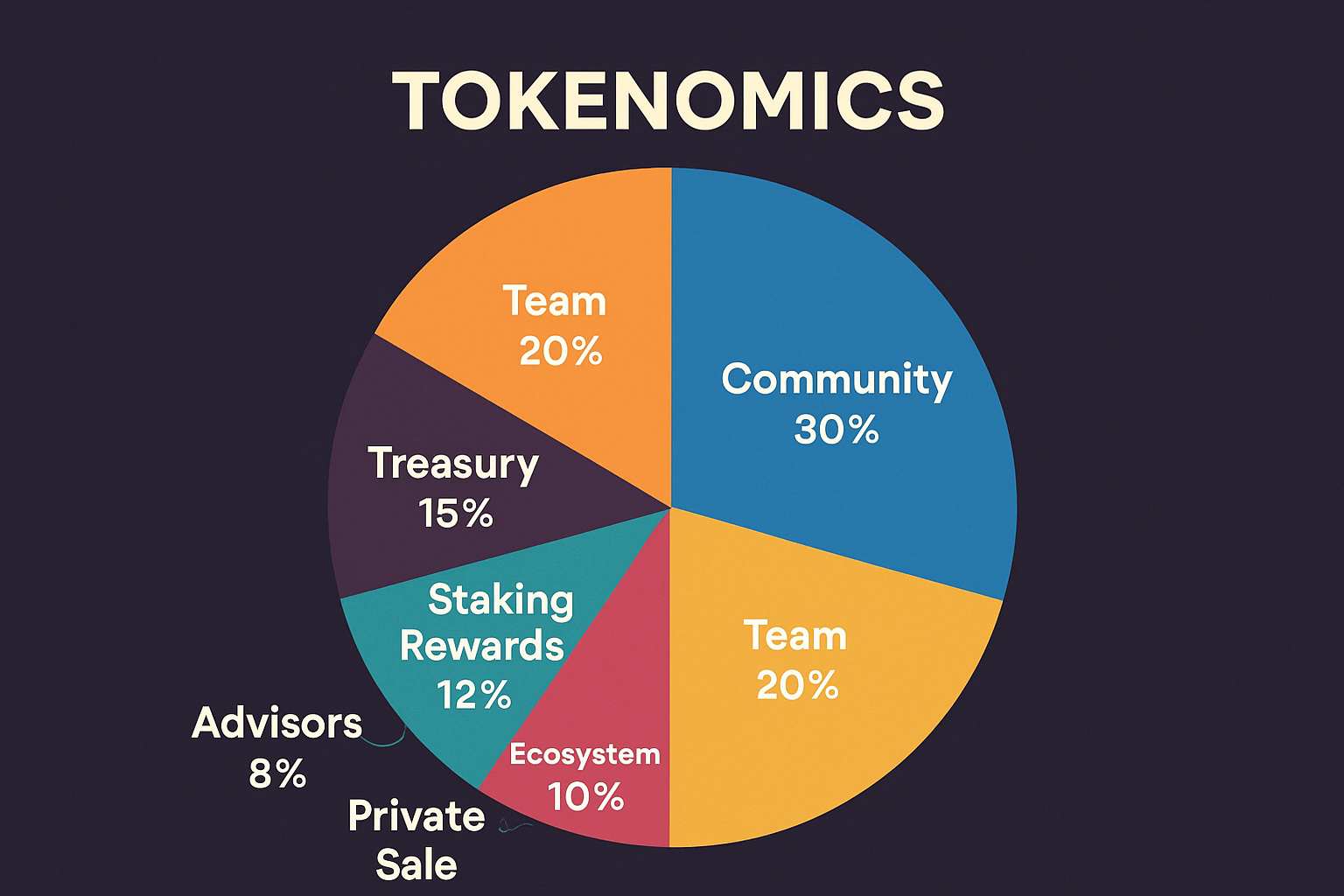 tokenomics chart crypto