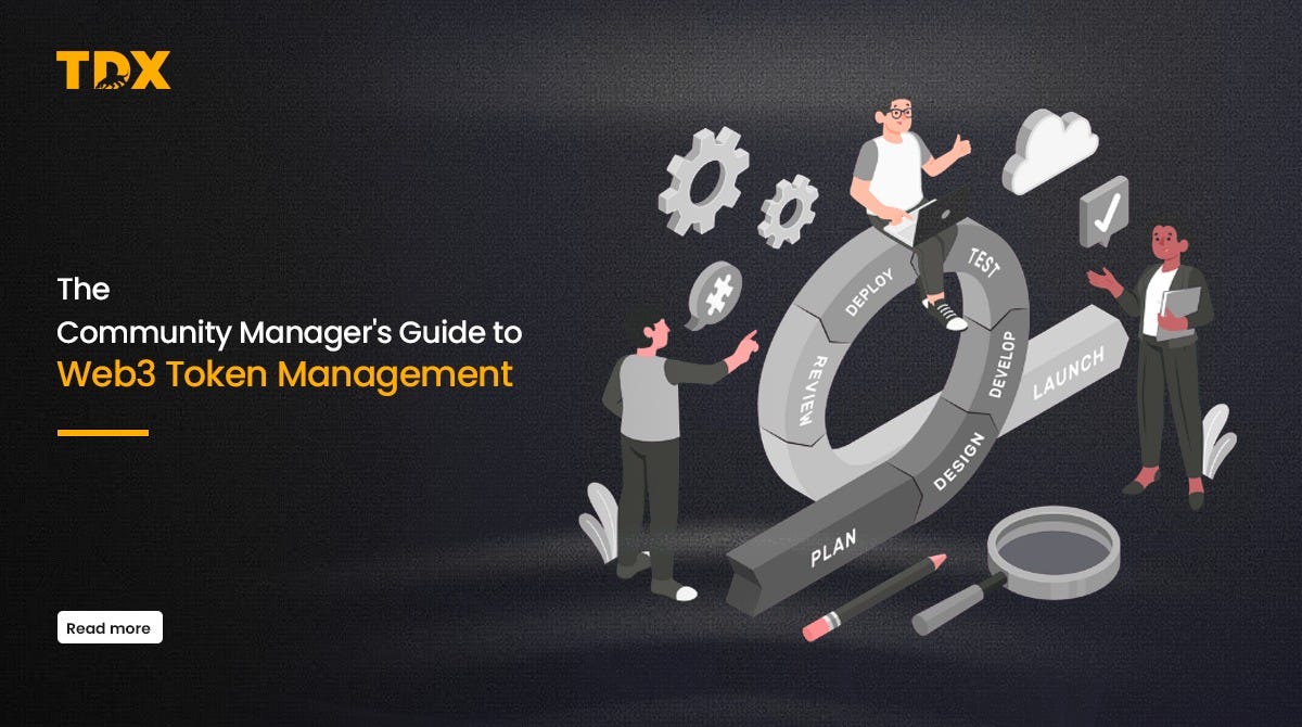 Web3 token governance voting graphic