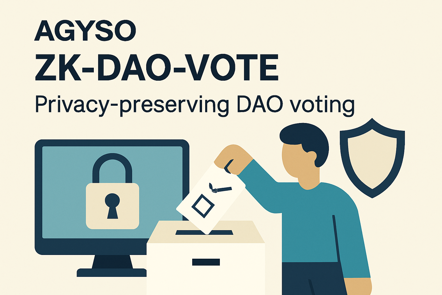 AGYSO ZK-DAO-VOTE privacy-preserving DAO voting