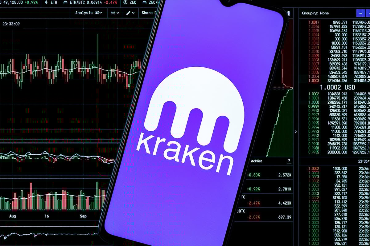 Kraken app tokenized Tesla stock purchase interface