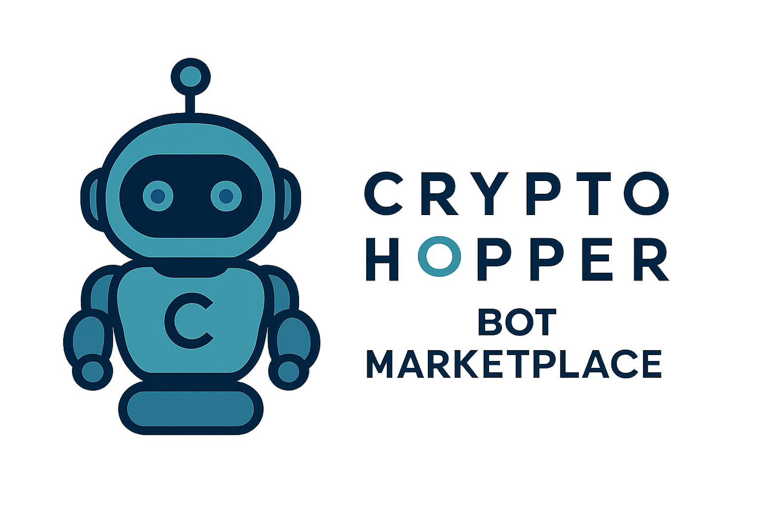 Cryptohopper logo and bot marketplace
