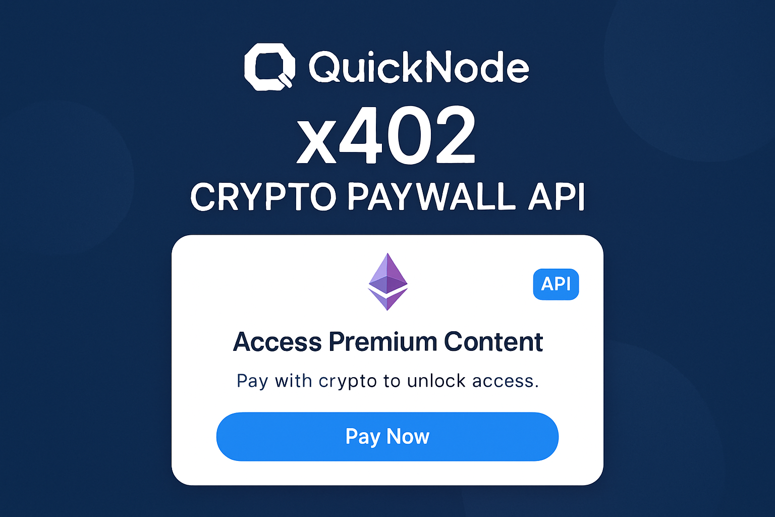 QuickNode x402 crypto paywall API