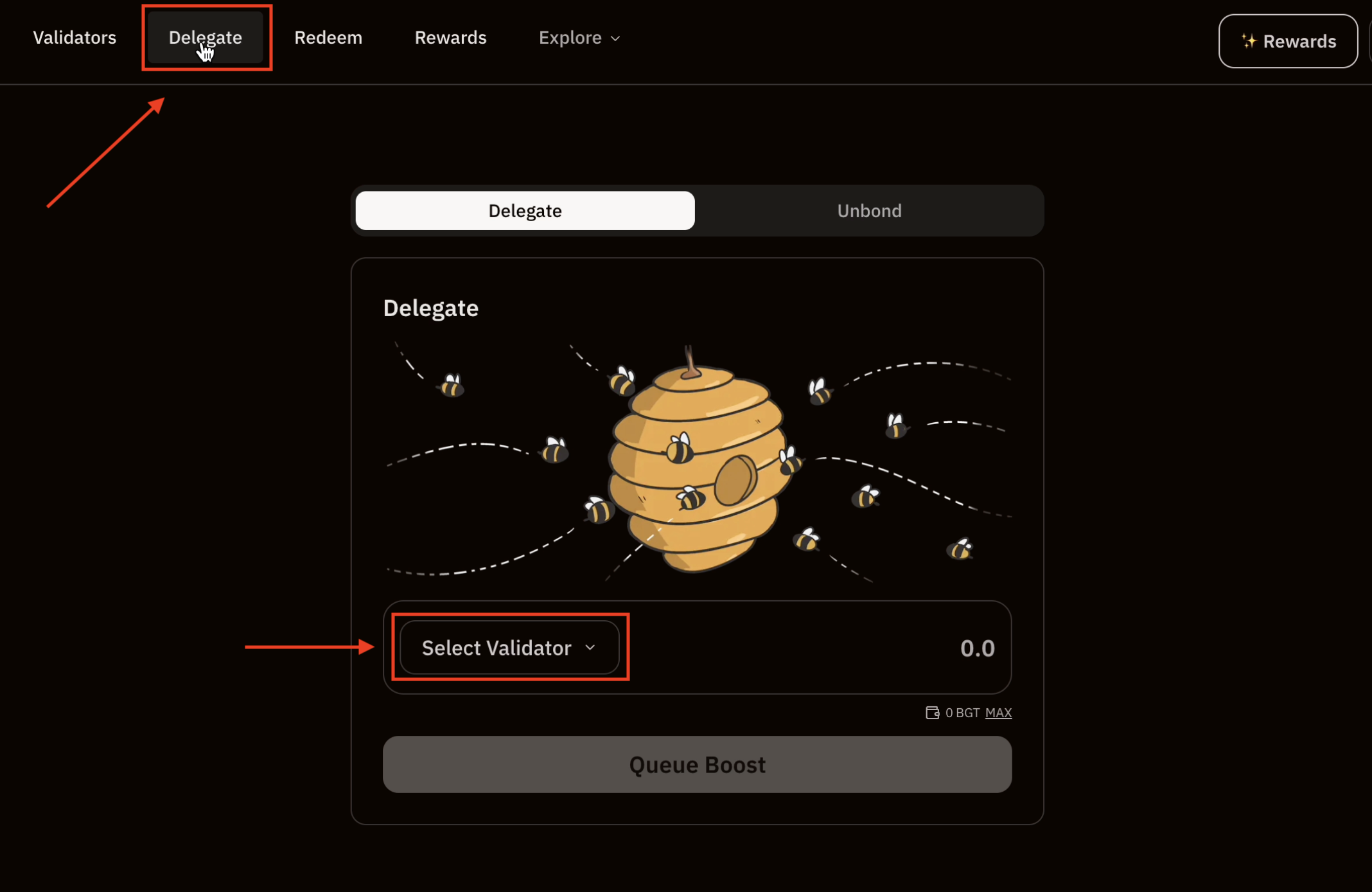 Everstake AVS Rewards Tracker interface