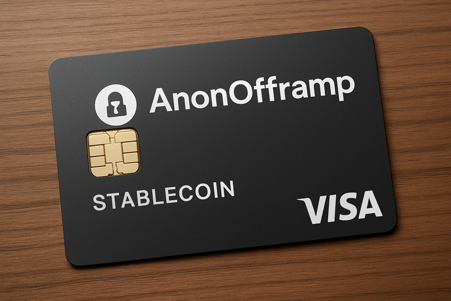 AnonOfframp Stablecoin Visa Card