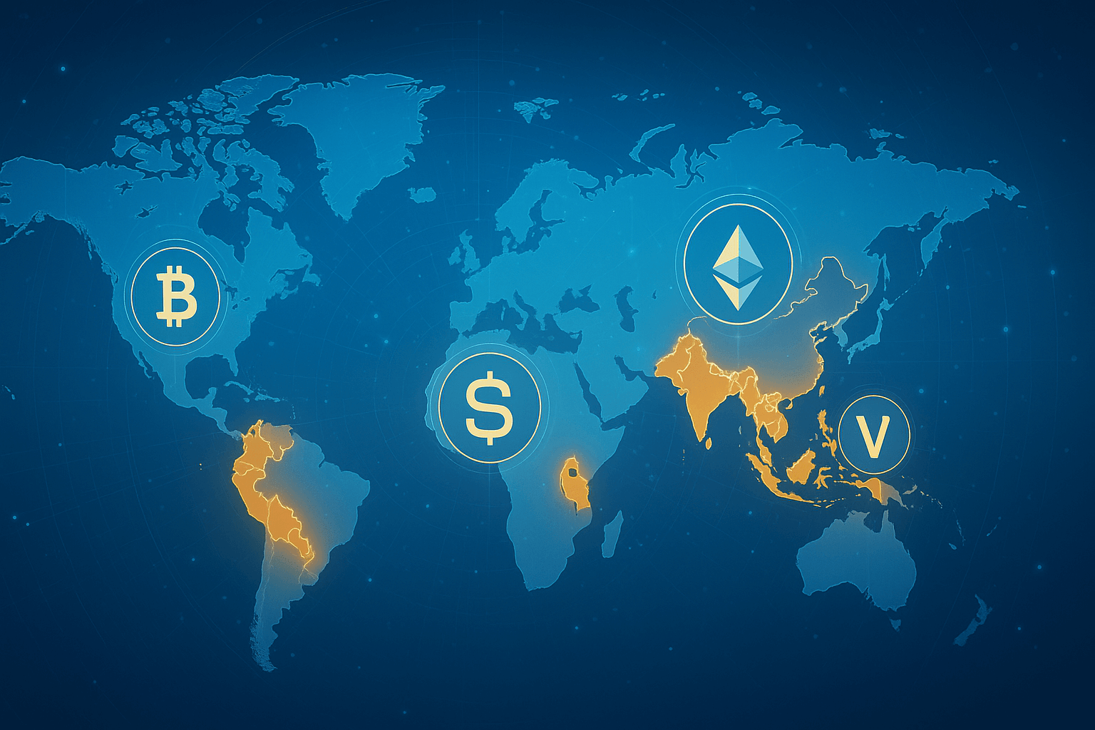 USDT adoption emerging markets India 2025