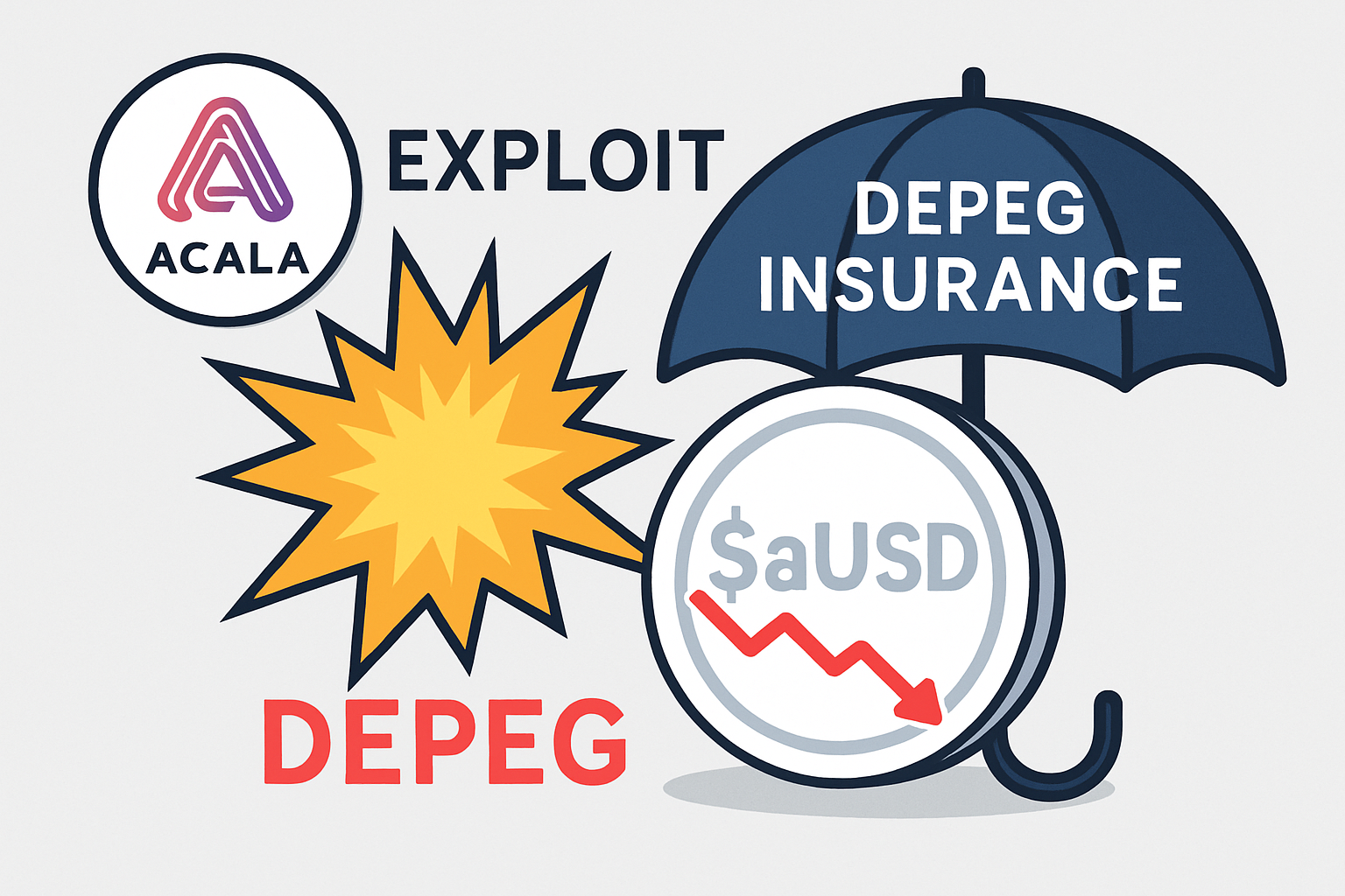 Acala aUSD exploit depeg insurance