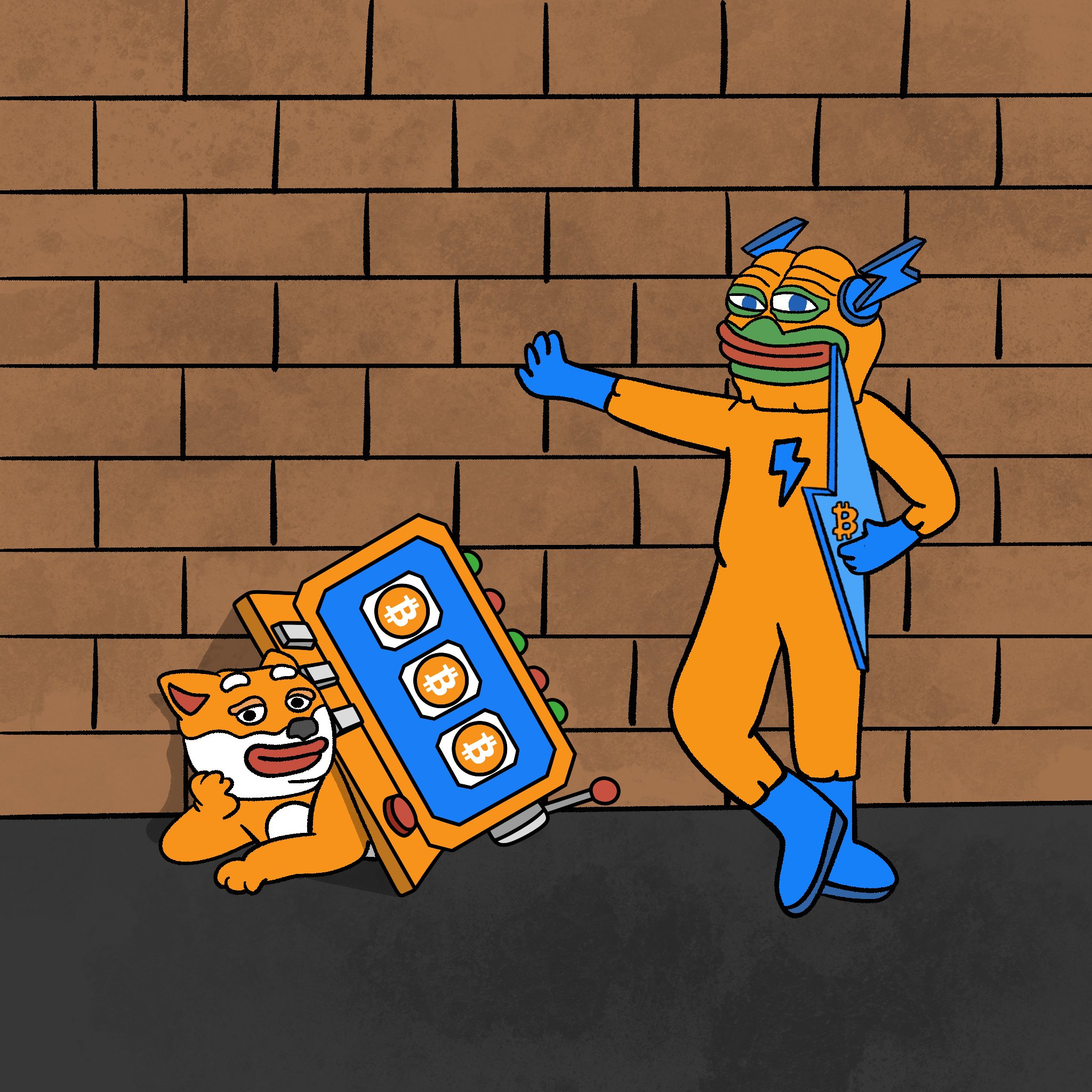 Bitcoin Hyper crypto mascot