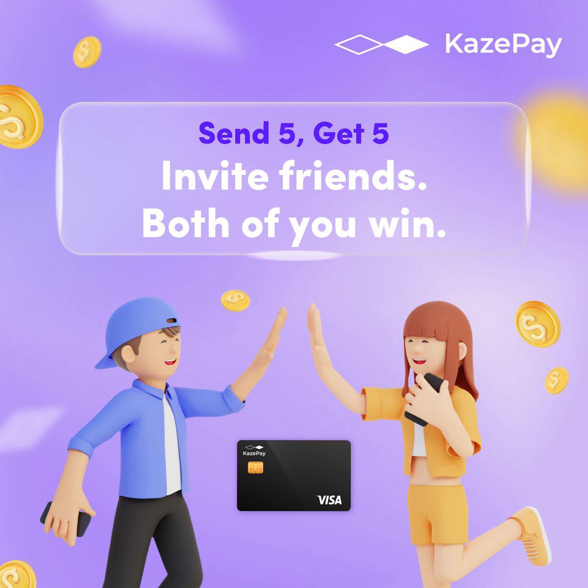 KazePay crypto debit card