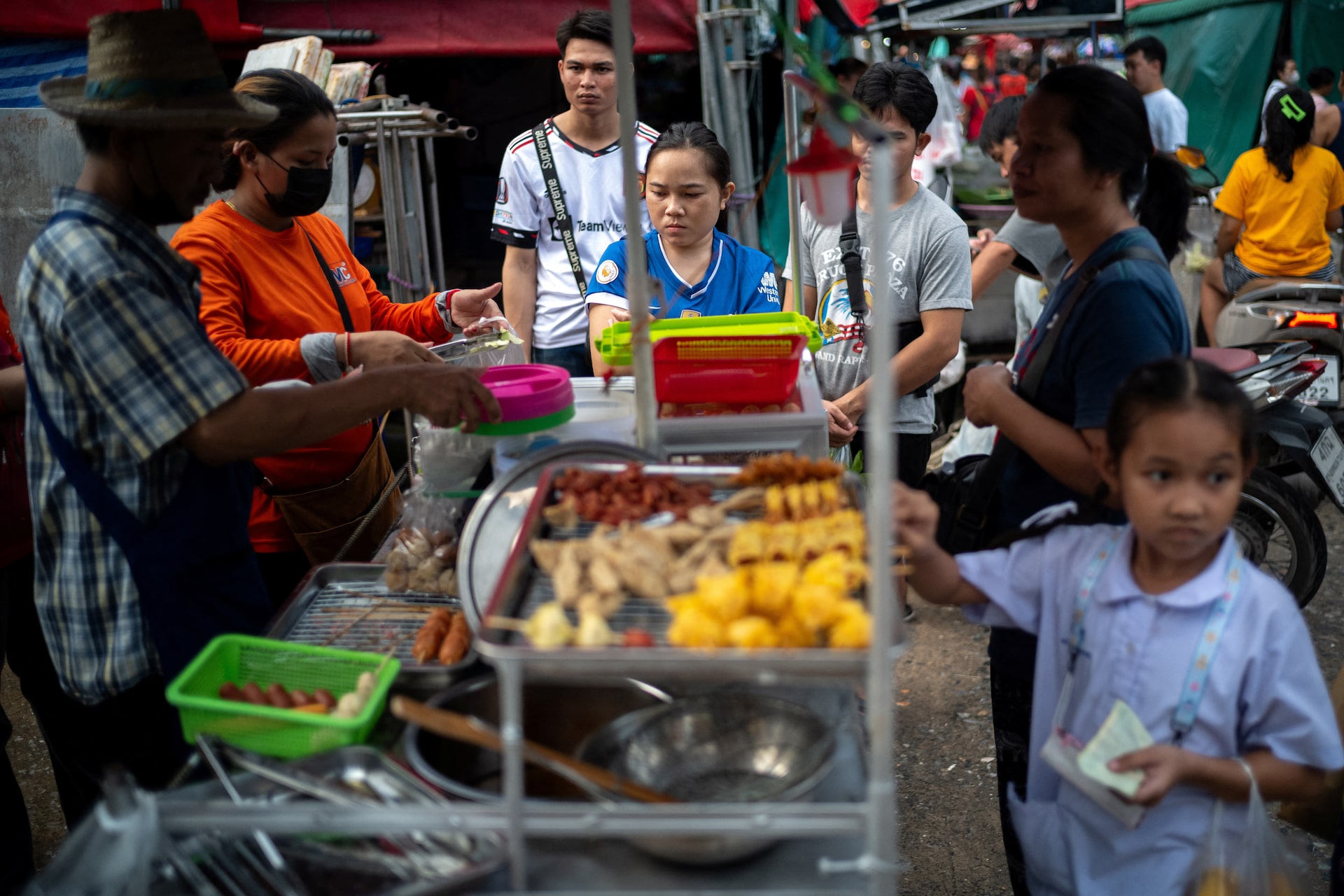 street vendor crypto customers Southeast Asia