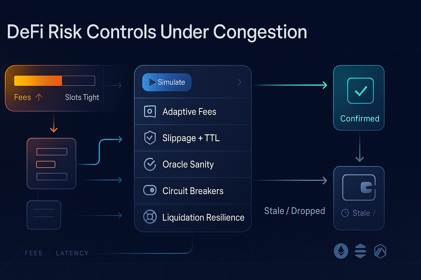 DeFi stress test simulation