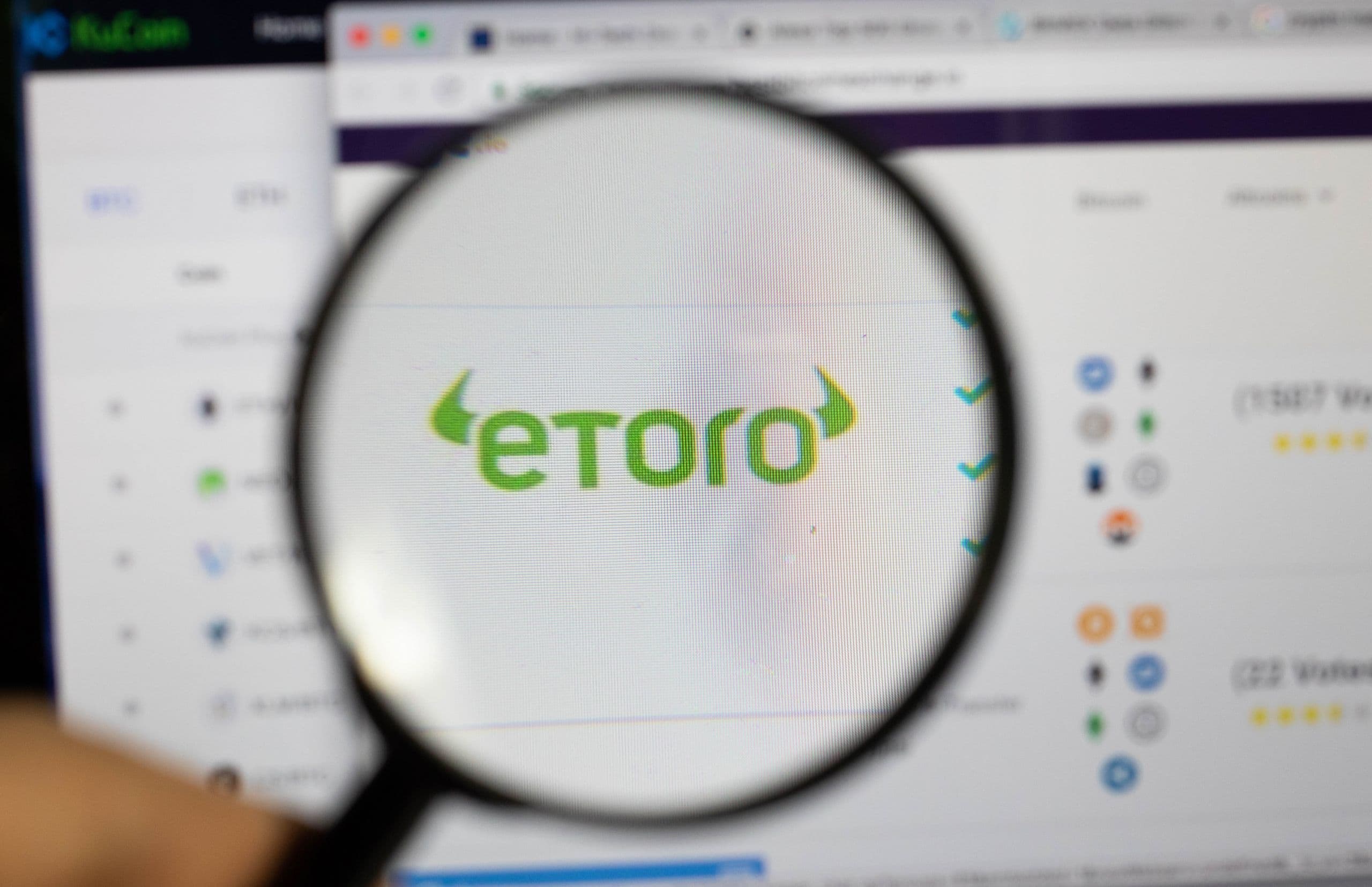 eToro ERC-20 tokenized stocks trading platform