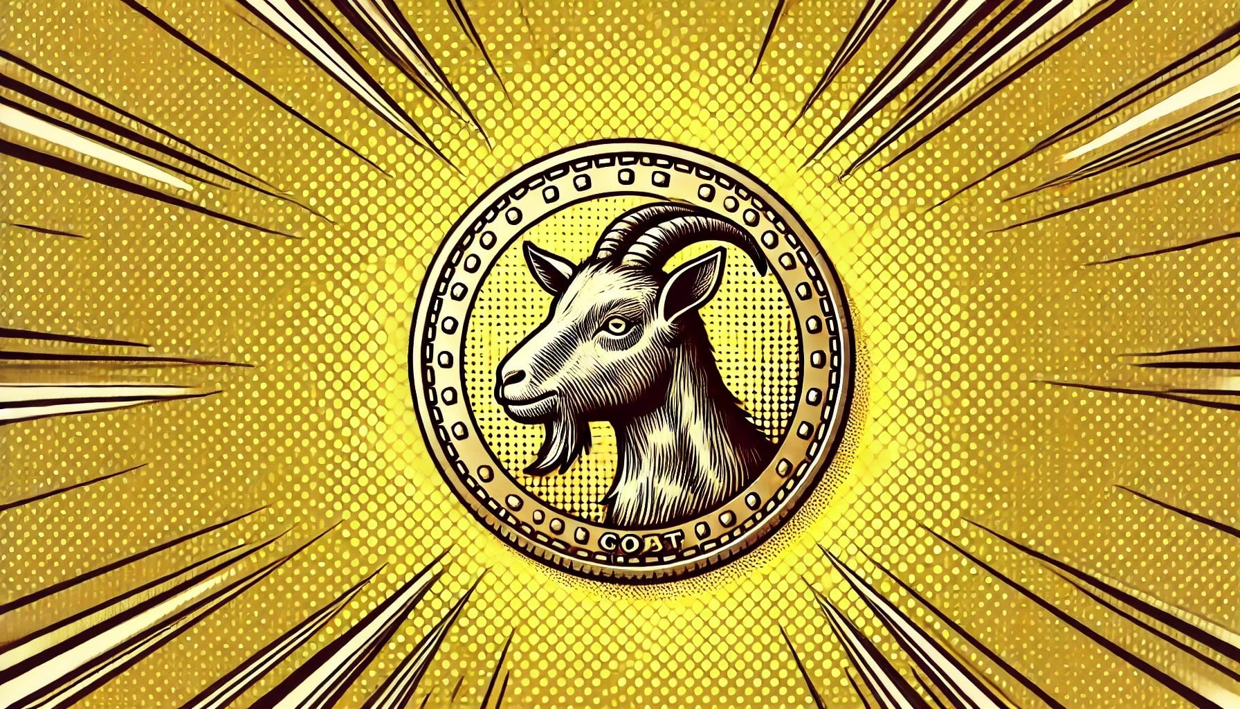 $GOAT Solana memecoin goat mascot